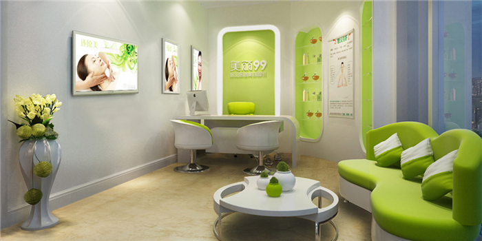 深圳醫(yī)斑醫(yī)痘美容店設計 現代風格